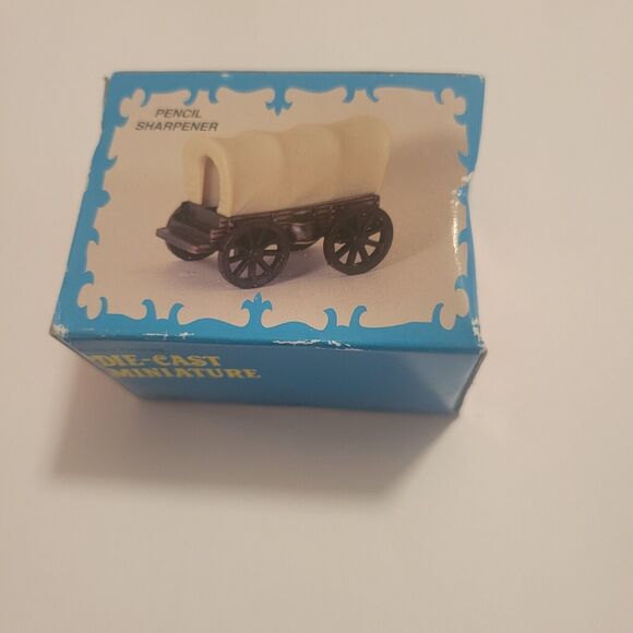 Covered Wagon Die Cast Metal Collectable Pencil Sharpener - Picture 1 of 5